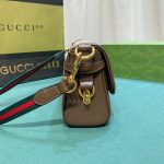 Gucci Luce Small Gg Canvas Shoulder Bag Beige Brown 27.5Cm - Image 4
