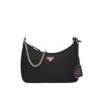 Prada Re Edition 2005 Re Nylon Black Red 22cm 1BH204 064 F0DL1 V I1L
