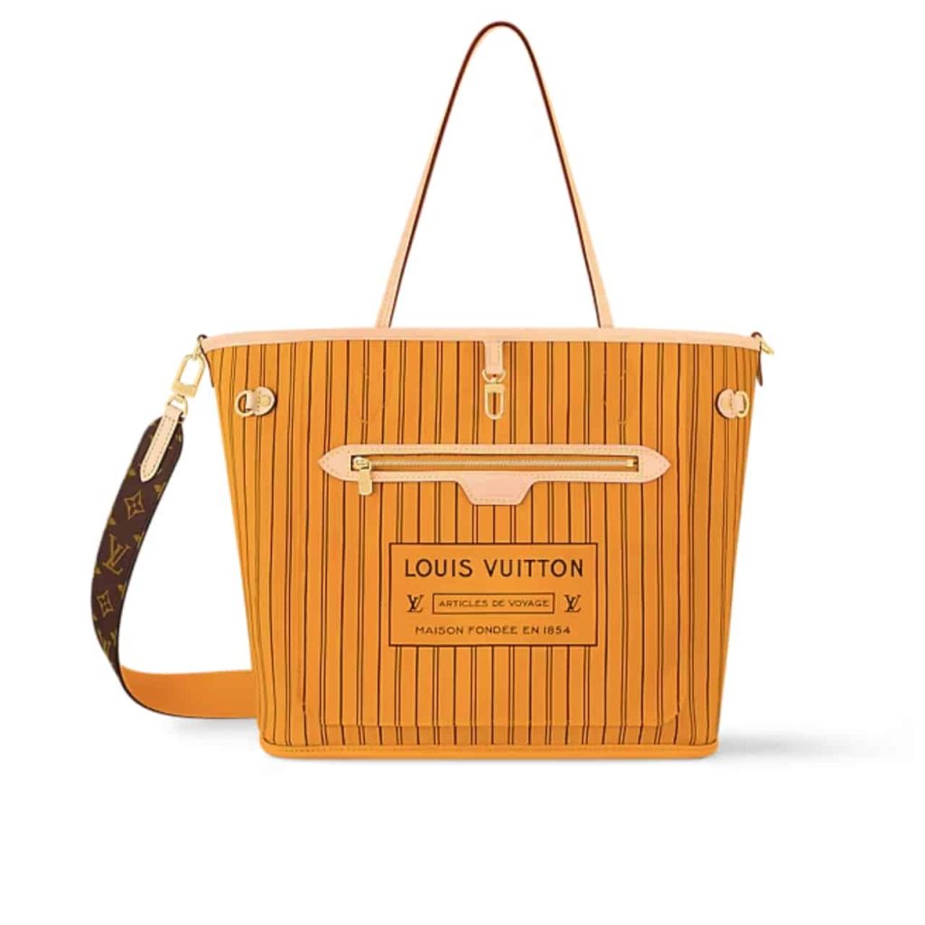 Louis Vuitton Neverfull Bandoulière Inside Out Monogram Jaune Safran 33Cm M11947 - Image 2