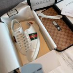 Gucci Ace Embroidered Sneaker Bee White 439446 02JP0 9064 - Image 8