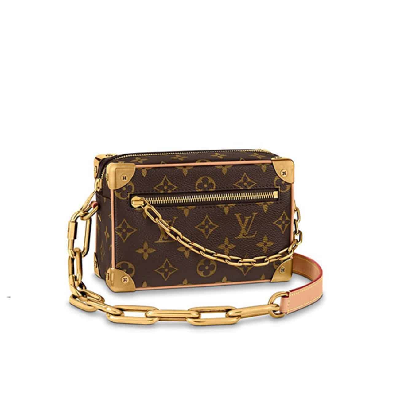 272-1-1.jpg Louis Vuitton Mini Soft Trunk Monogram Brown 18cm - Image 1