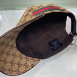 Gucci Gg Canvas With Web Baseball Cap Brown - Image 7