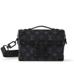 Louis Vuitton Soul Trunk Bag Monogram Black 19Cm M11743