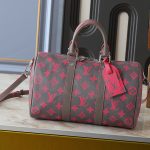 Louis Vuitton Keepall Bandoulière 35 Gray And Pink 34Cm M15023 - Image 3
