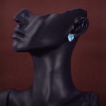 Gucci Heart Earrings With Interlocking G Light Blue Enamel Silver 645547 J8410 8183 - Image 5