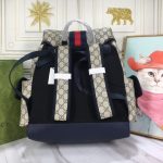 Gucci Ophidia GG Medium Backpack Beige Blue GG Supreme 40cm 598140 HUHAN 4079 - Image 10