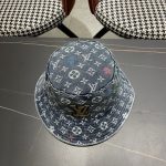 Louis Vuitton Monogram Bucket Lv Logo Denim Blue - Image 5