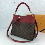 Louis Vuitton Maida Hobo Handbag Monogram Tuilerie Bezas Red 33Cm M43798 - Image 4