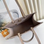 Louis Vuitton Onthego MM Monogram Empreinte Leather Tote Bag Dove Cream 35cm M45494 - Image 9