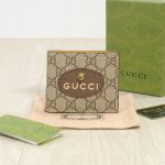 Gucci Neo Vintage Gg Supreme Wallet Beige 12cm - Image 3