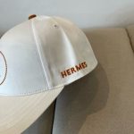 Hermes Baseball Cap White H Logo - Image 6