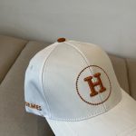 Hermes Baseball Cap White H Logo - Image 4