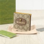 Gucci Neo Vintage Gg Supreme Wallet Beige 12cm - Image 5