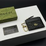 Gucci Gg Marmont Keychain Wallet Black 10cm - Image 4