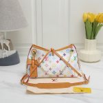 Louis Vuitton Carryall BB Bag Monogram Multicolore Blanc 26cm - Image 3