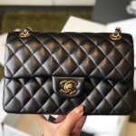 Chanel Classic 11.12 Handbag Gold Tone Metal Black 25Cm A01112 Y01295 94305 - Image 4