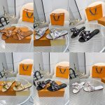 Louis Vuitton X Takashi Murakami Lily Flat Mule Sakura Brown 1AGVYB - Image 6