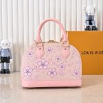 Louis Vuitton X Takashi Murakami Alma BB Pink 25Cm M13104 - Image 7