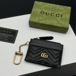 Gucci Gg Marmont Keychain Wallet Black 10cm - Image 3