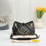 Louis Vuitton Carryall BB Bag Monogram Multicolore Noir  26cm - Image 3