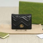 Gucci Gg Marmont Card Case Wallet Black 11cm 466492 Dtd1t 1000 - Image 3