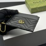 Gucci Gg Marmont Keychain Wallet Black 10cm - Image 9