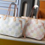 Louis Vuitton Neverfull MM Damier Canvas Peach 31Cm N40668 - Image 12