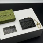 Gucci Gg Marmont Keychain Wallet Black 10cm - Image 8