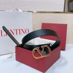 Valentino Garavani Leather Belt Vlogo Reversible Black 40mm 6Y2T0Q87ECU 0NO - Image 4