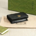 Gucci Gg Marmont Card Case Wallet Black 11cm 466492 Dtd1t 1000 - Image 6