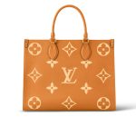 Louis Vuitton Onthego MM Tote Bag Orange 35Cm M45982