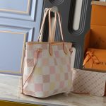 Louis Vuitton Neverfull MM Damier Canvas Peach 31Cm N40668 - Image 4