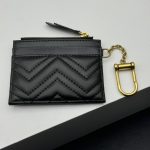 Gucci Gg Marmont Keychain Wallet Black 10cm - Image 7