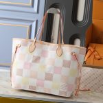 Louis Vuitton Neverfull MM Damier Canvas Peach 31Cm N40668 - Image 5