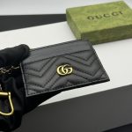 Gucci Gg Marmont Keychain Wallet Black 10cm - Image 5