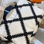 Chanel 19 Flap Bag Crochet Gold And Silver Tone White Black 24Cm AS1160 B04824 C0200 - Image 8