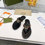 Gucci GG Thong Web Sandal Black 270374 H9020 8476 - Image 3
