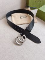 Gucci Mamon Gg Silver Logo Belt 4Cm - Image 9