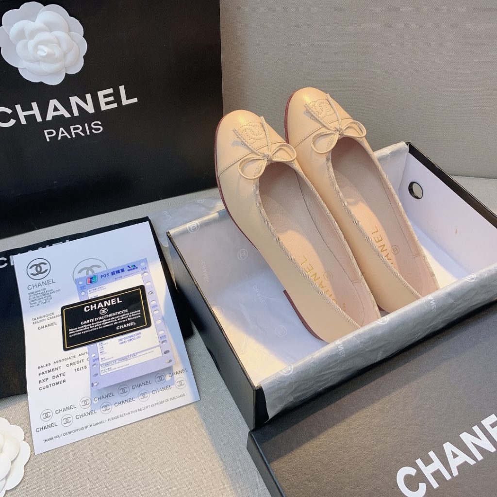 Chanel Ballet Flats Ivory - Image 4