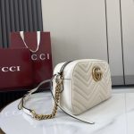 Gucci Gg Marmont Small Shoulder Bag ‎white 24cm 447632 Dtd1t 9022 - Image 4