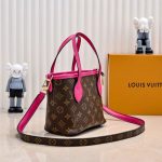 Louis Vuitton Neverfull Bandoulière Inside Out BB Monogram Rose 20Cm M12106 - Image 5