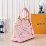Louis Vuitton X Takashi Murakami Alma BB Pink 25Cm M13104 - Image 4