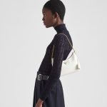 Prada Re Edition 2005 Saffiano Leather Bag White 22cm 1BH204 NZV F02EN V V2M - Image 13