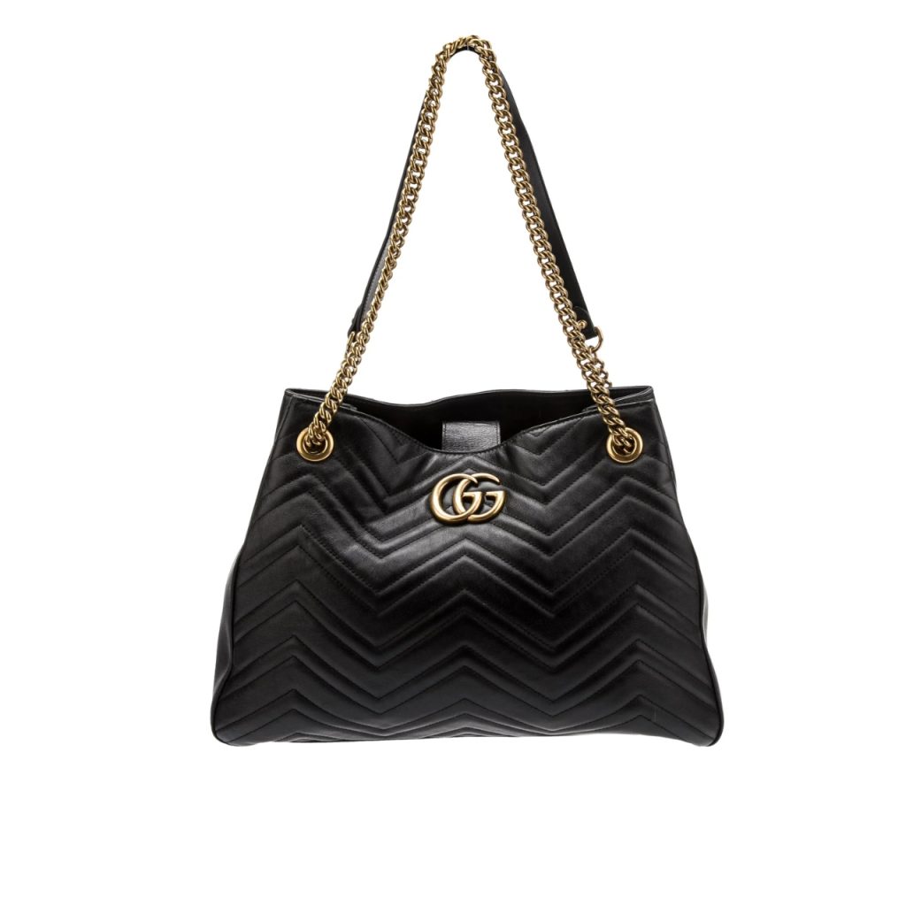Gucci Gg Marmont Shoulder Bag Black 32Cm 453569 Drw1T 1000 - Image 2