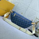 Louis Vuitton Bumbag High Rise Denim Blue 38Cm M46837 - Image 5
