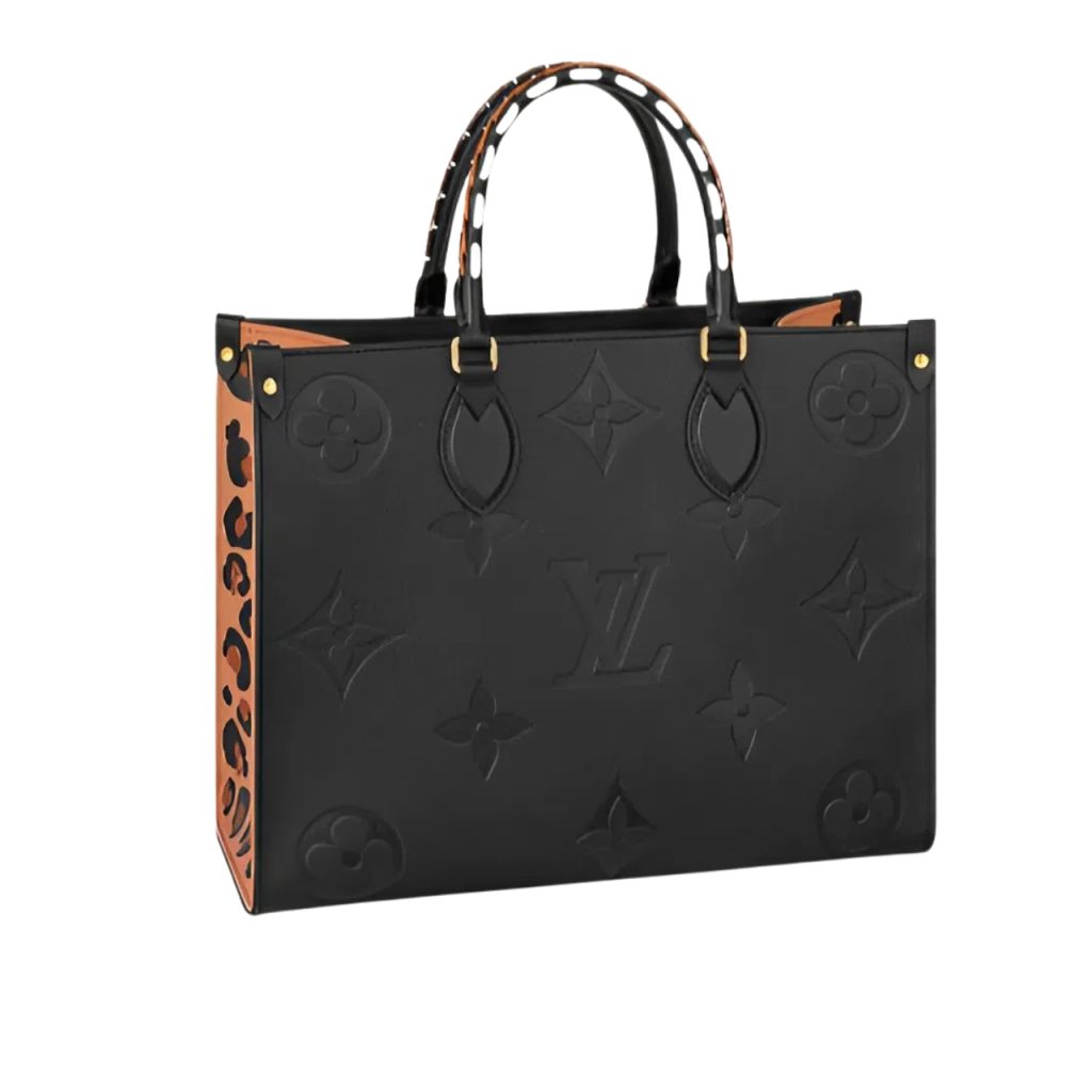 Louis Vuitton Onthego MM Wilde At Heart Bag Black 35Cm M58522 - Image 2