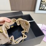 Chanel 25 Small Handbag Suede And Gold Tone Metal Light Grey 26Cm - Image 4