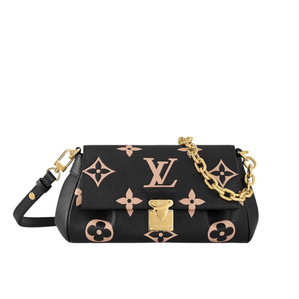 Louis Vuitton Favorite Bag Bicolour Monogram Empreinte Black 24Cm M45859 - Image 2