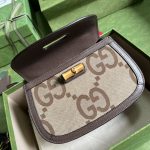 Gucci Bamboo 1947 Jumbo Gg Small Top Handle Bag 18Cm - Image 5