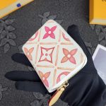 Louis Vuitton Lv By The Pool Zippy Coin Purse Coral 11cm - Image 7